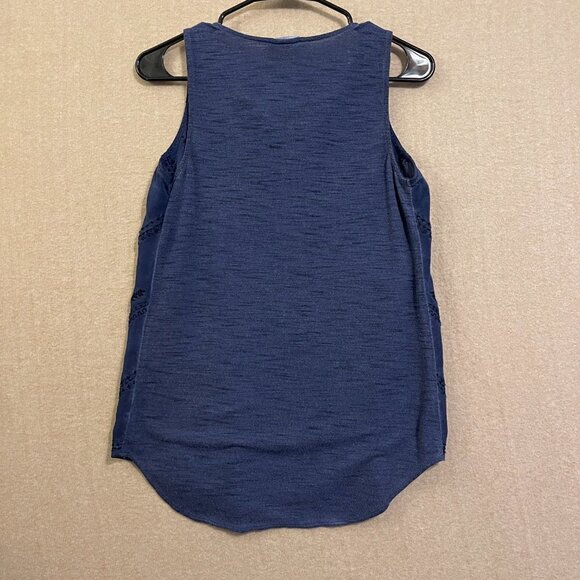 Knox Rose Top Women's Small Dark Blue Sleeveless - Picture 7 of 12